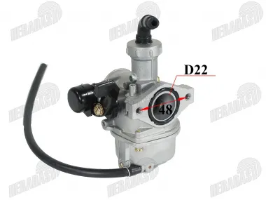 Keturračio motociklo karbiuratorius 125-150cc PZ22 analogas CBF33324