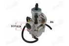 Keturračio motociklo karbiuratorius 200-250cc  pasiurbimas ant karb. MOTOLAND MTL250 D28mm Pe28-2 NXT250