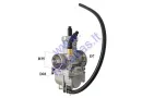 Keturračio motociklo karbiuratorius 200-250cc  pasiurbimas trosu ant  vairo  MOTOLAND MTL250
