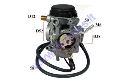 Carburetor for quad bike PD33J 300 cm3 engine