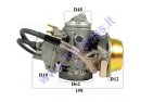 Carburetor for quad bike PD42JA  500 cm3 - 700 cm3 engine