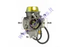 Carburetor for quad bike PD42JA  500 cm3 - 700 cm3 engine