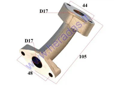 Keturračio motociklo kolektorius 110cc -125cc varikliui