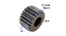 GEAR FOR ATV QUAD BIKE ON CRANKSHAFT D41.5 21 TEETH