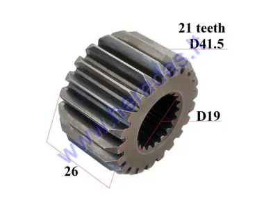 GEAR FOR ATV QUAD BIKE ON CRANKSHAFT D41.5 21 TEETH