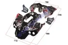 Plastic cover set for quad bike WARRIOR design