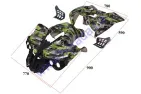 Plastic cover set for quad bike WARRIOR design