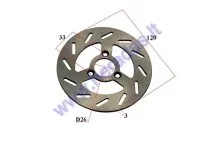 Brake disc for quad bike