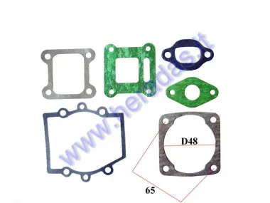 ENGINE GASKET SET 50CC ATV 50cc 2-Stroke engine