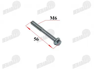 Keturračio, motociklo variklio DANGTELIO varžtas M6x50