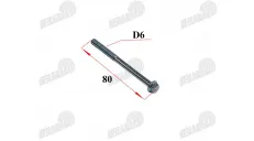 Keturračio, motociklo variklio DANGTELIO varžtas M6x75