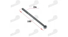 Keturračio, motociklo variklio DANGTELIO varžtas M6x95