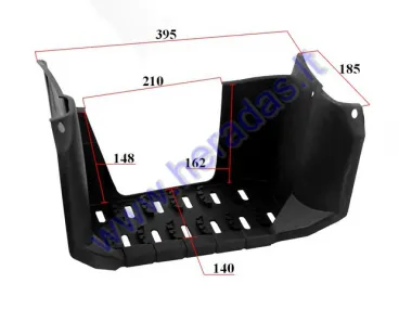 FOOTREST FOR ATV QUAD BIKE LEFT SIDE, FITS 110-125CC MODEL WARRIOR