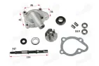 Water pump for quad bike