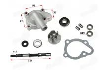 Water pump for quad bike