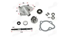 Water pump for quad bike