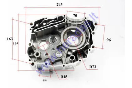 Keturračio variklio blokas kairės pusės 250cc CAMO
