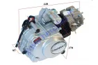 ENGINE FOR QUAD BIKE  125cc  3 GEARS + REVERSE AIR-COOLED ELECTRIC STARTER SHINERAY1P54FMI