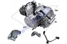 Keturračio variklis  keturtaktis  110cc, automatinė greičių dėžė 1+1 bėgiai aušinamas oru 152FMH