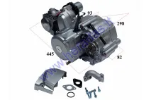 Keturračio variklis  keturtaktis  110cc, automatinė greičių dėžė 1+1 bėgiai aušinamas oru152FMH