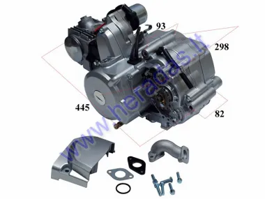 Keturračio variklis  keturtaktis  110cc, automatinė greičių dėžė 1+1 bėgiai aušinamas oru152FMH