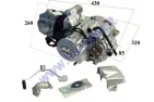 Engine for Lifan quad bike 110cc, semi automatic transmission