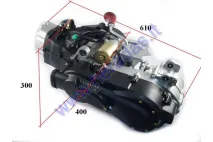 Engine for quad bike 4-stroke GY6 200c with reverse gear