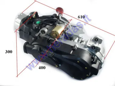 Keturračio variklis, keturtaktis GY6  200cc su atbuliniu 161QML