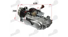Keturračio variklis, keturtaktis GY6  200cc su atbuliniu 161QML