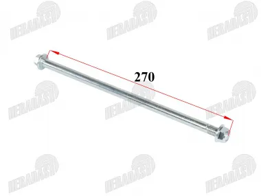 Rear axle for quad bike, motorcycle, moped D12 M12