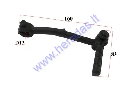 Kickstarter lever for motorcycle-scooter 2T