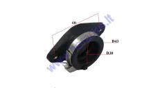 Kolektorius karbiuratoriaus Dellorto 30mm