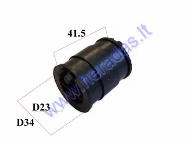 Kolektorius karbiuratoriaus guminis motoroleriui 50cc 1PE40QMB 2T Minarelli CY horizontal AC