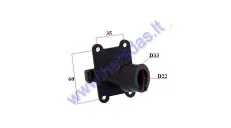 Carburetor intake manifold for scooter 50-80cc Minarelli AM6