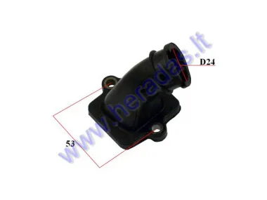 Carburetor intake manifold for scooter 50cc Minarelli Horizontal, Peugeot Ludix,Jet force,Speedfight III