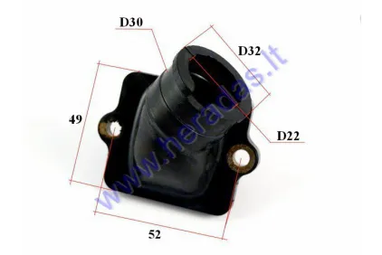 Carburetor intake manifold for scooter 50cc Piaggio,Gilera