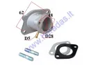 Carburetor intake manifold for scooter D28 Romet Zetka ZK 125CC 150CC