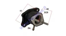 Carburetor intake manifold with vacuum d28 for quad bike