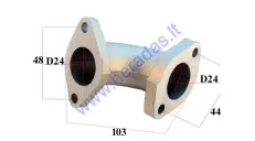 Intake manifold for motorcycle 110-125cc