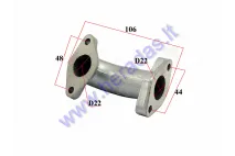 Intake manifold for motorcycle, moped 139FMB Intake manifold for motorcycle, moped 139FMB