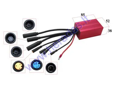 CONTROLLER FOR ELECTRIC FOLDING TRIKE SCOOTER, MOBILITY SCOOTER 48V2x300WAT for model DL3 LIGHT WITH 2 ENGINE