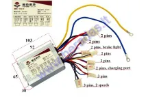 Kontroleris  YK31C 3 greičių  tinka  visiems 500-800W 36V elektrininiams  keturračiams  motociklamHUNTER , COBRA , MX800 , RACER , GEPARD , TIGER analogas 