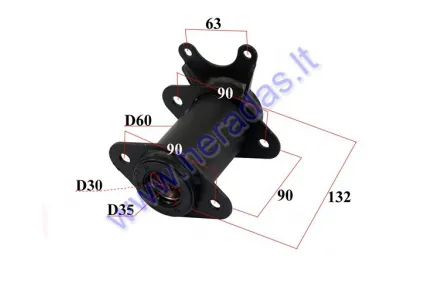 Rear swingarm axle housing for quad bike Hummer/Yeti