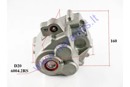 Gearbox case for quad bike 150cc GY6