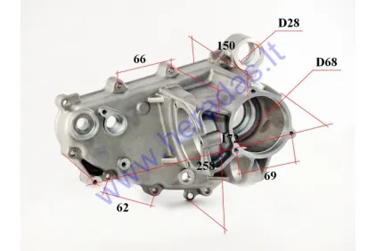 Gearbox case for quad bike 200cc GY6