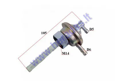 Kranelis į baką su filtru sriegis 14mm