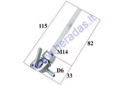 Fuel tap (petcock) with filter for motorcycle 150cc 200cc 250cc