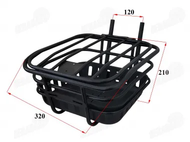 Basket for electric tree-wheel scooter PRACTIC1,2 A6, XD