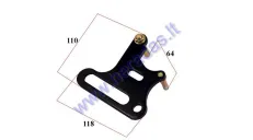 Bracket for front brake caliper motorcycle 70-150cc 12mm