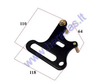 Bracket for front brake caliper motorcycle 70-150cc 12mm